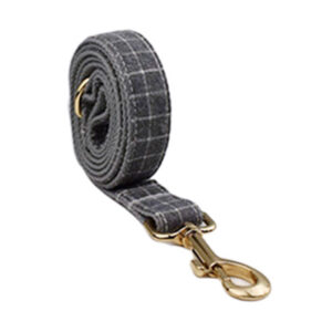 DCA114 Gray Plaid Dog leash 4 → AmazpetSupplies.com DCA114 Gray Plaid Dog leash 4