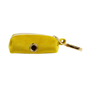 DCA119 Yellow Velvet Dog Collar set 25 → AmazpetSupplies.com DCA119 Yellow Velvet Dog Collar set 25