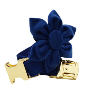 DCA155 Navy Blue velet dog harness 14 → AmazpetSupplies.com DCA155 Navy Blue velet dog harness 14