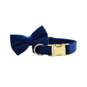 DCA155 Navy Blue velet dog harness 7 → AmazpetSupplies.com DCA155 Navy Blue velet dog harness 7